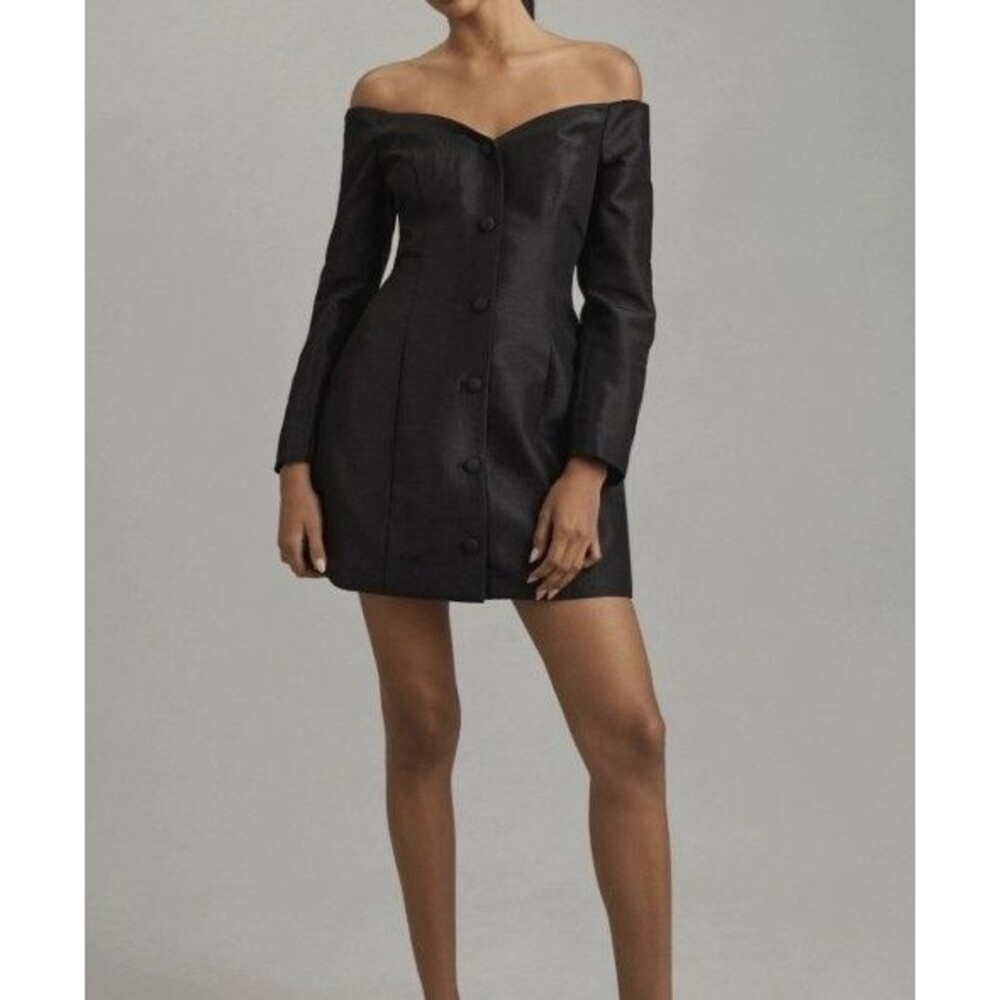 Hutch Antropology Long-Sleeve Off-The-Shoulder Mini Dress - Size M